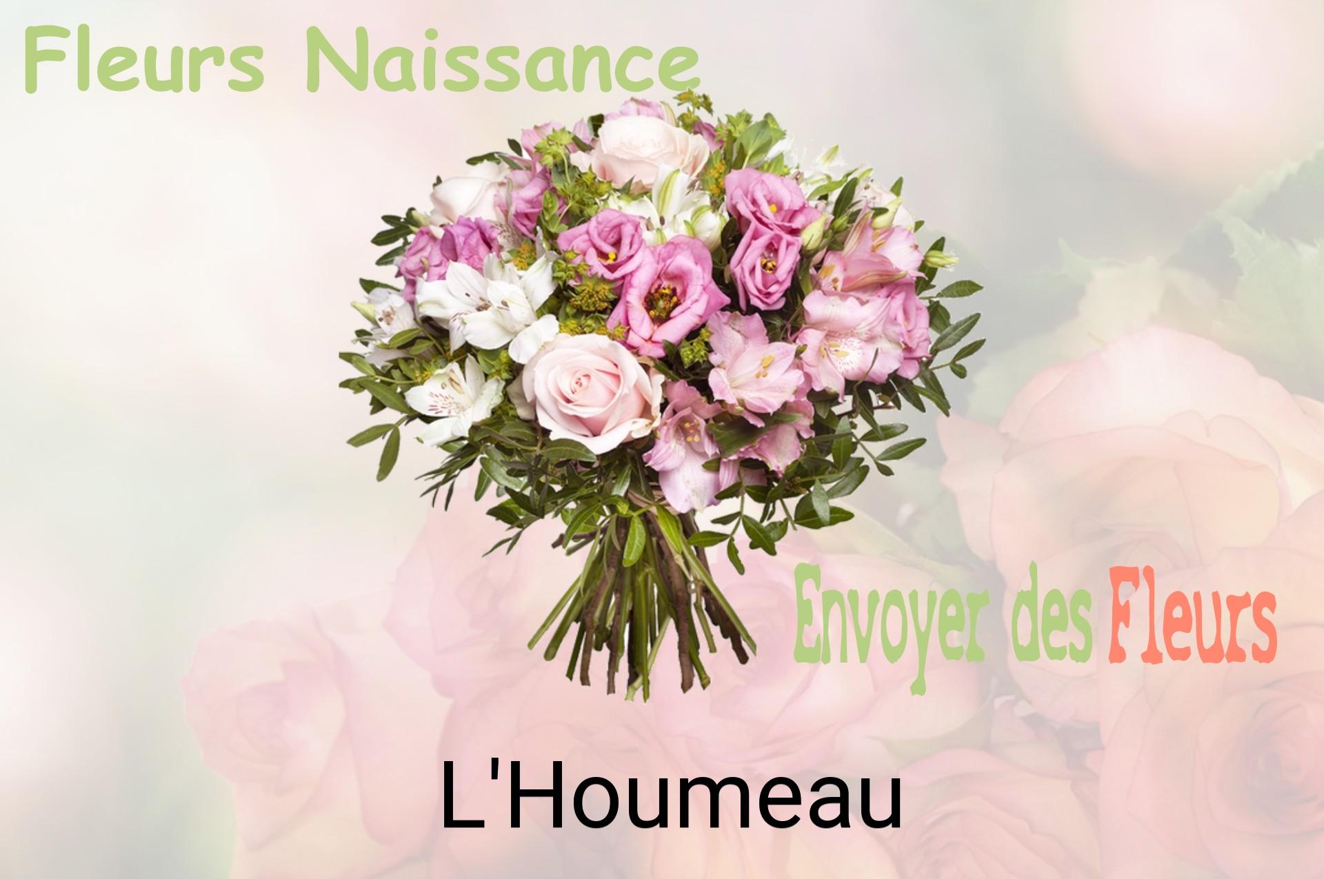Bouquet de fleurs de naissance livré à L'Houmeau